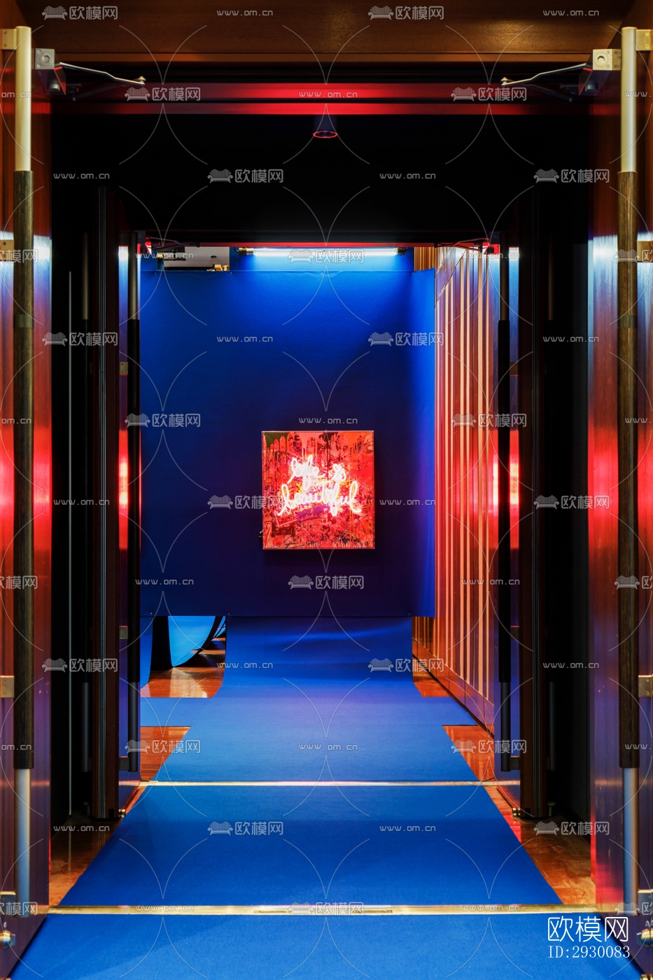 工业风展览展厅效果图下载（渲染图5）