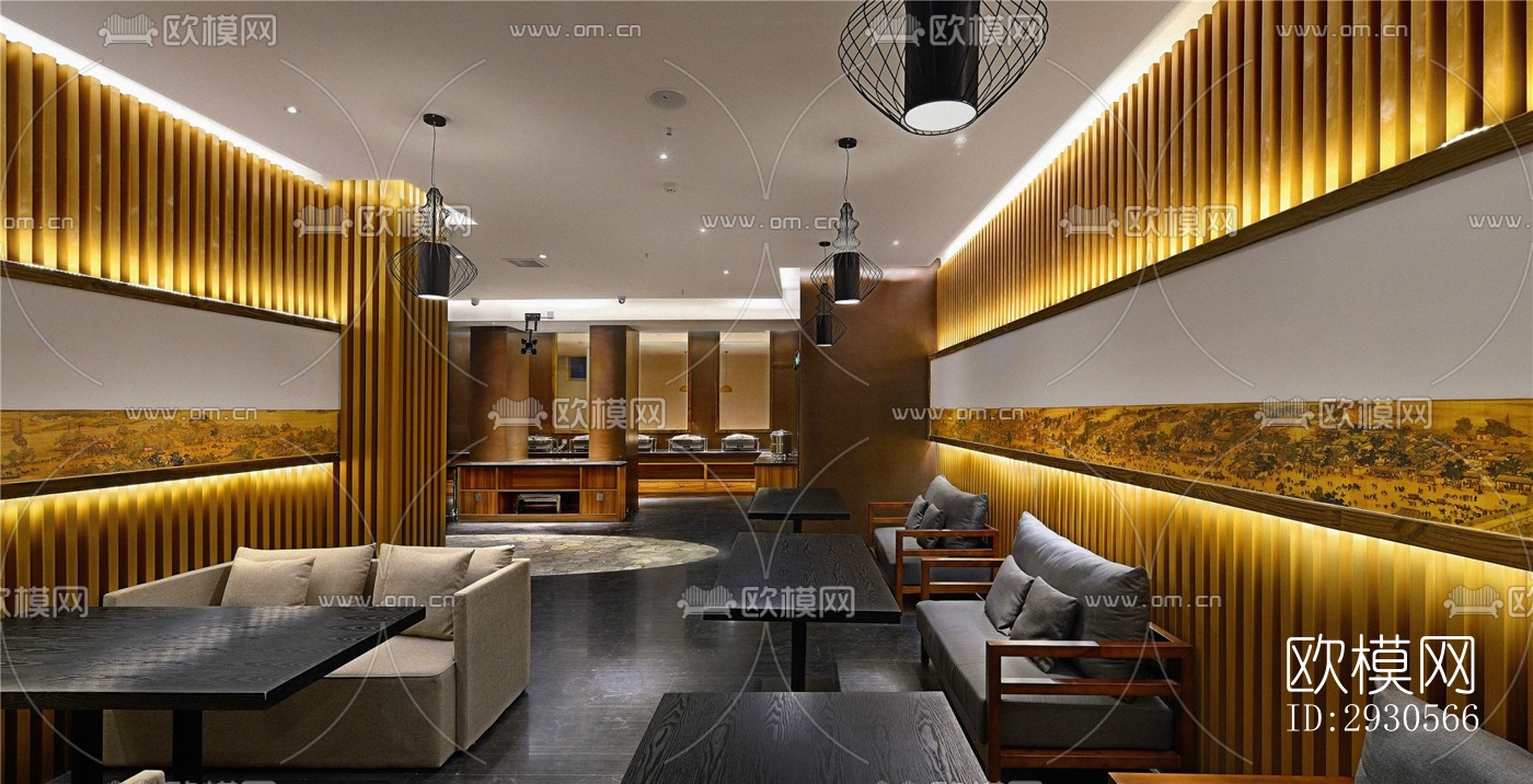 后现代酒店民宿效果图下载（渲染图10）