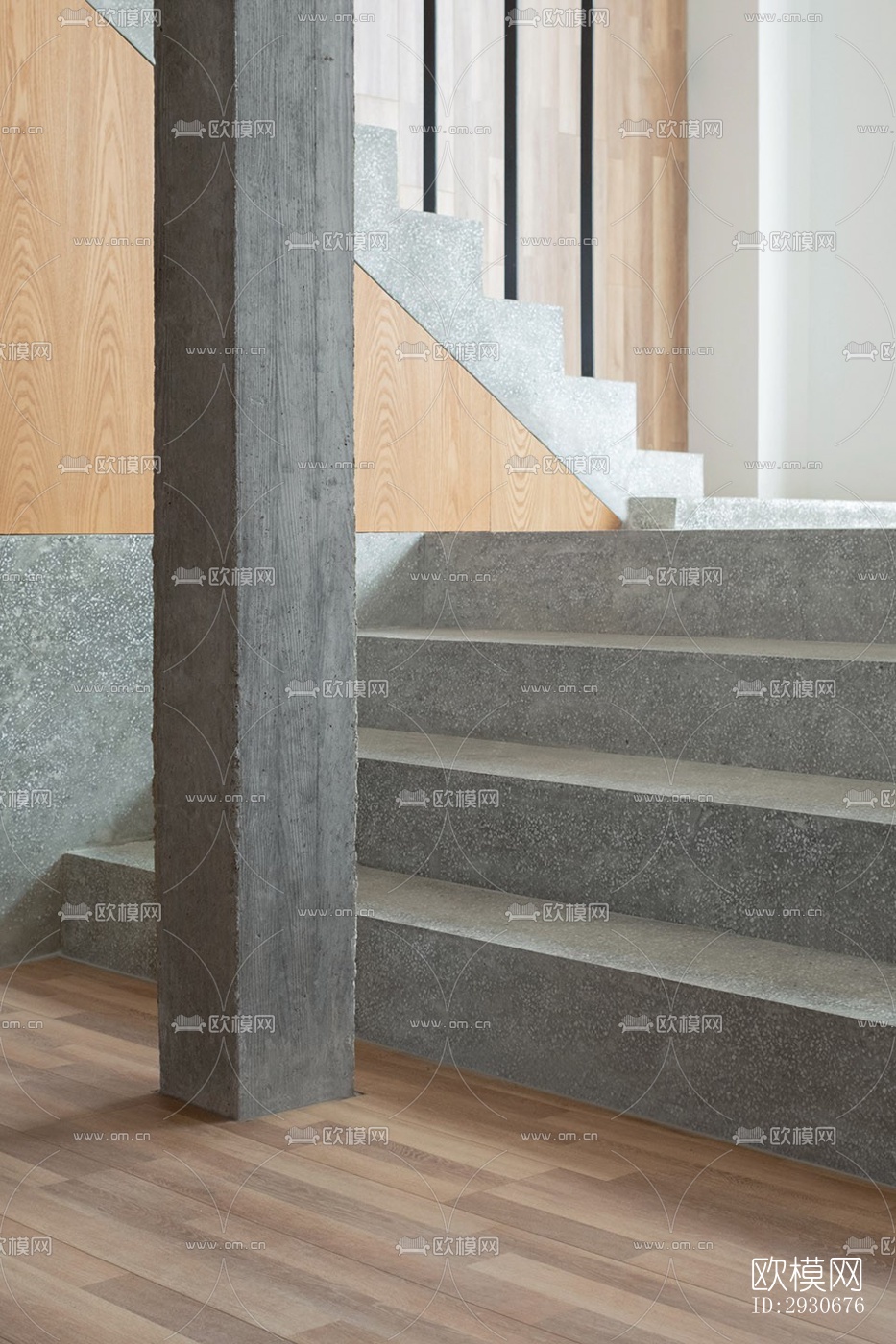 现代酒店民宿效果图下载（渲染图2）