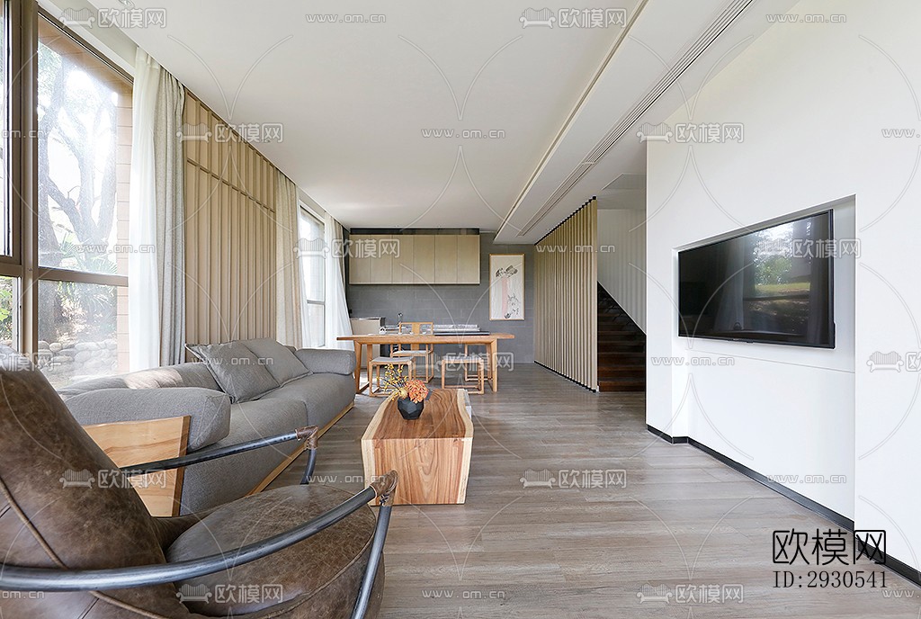 北欧酒店民宿效果图下载（渲染图3）