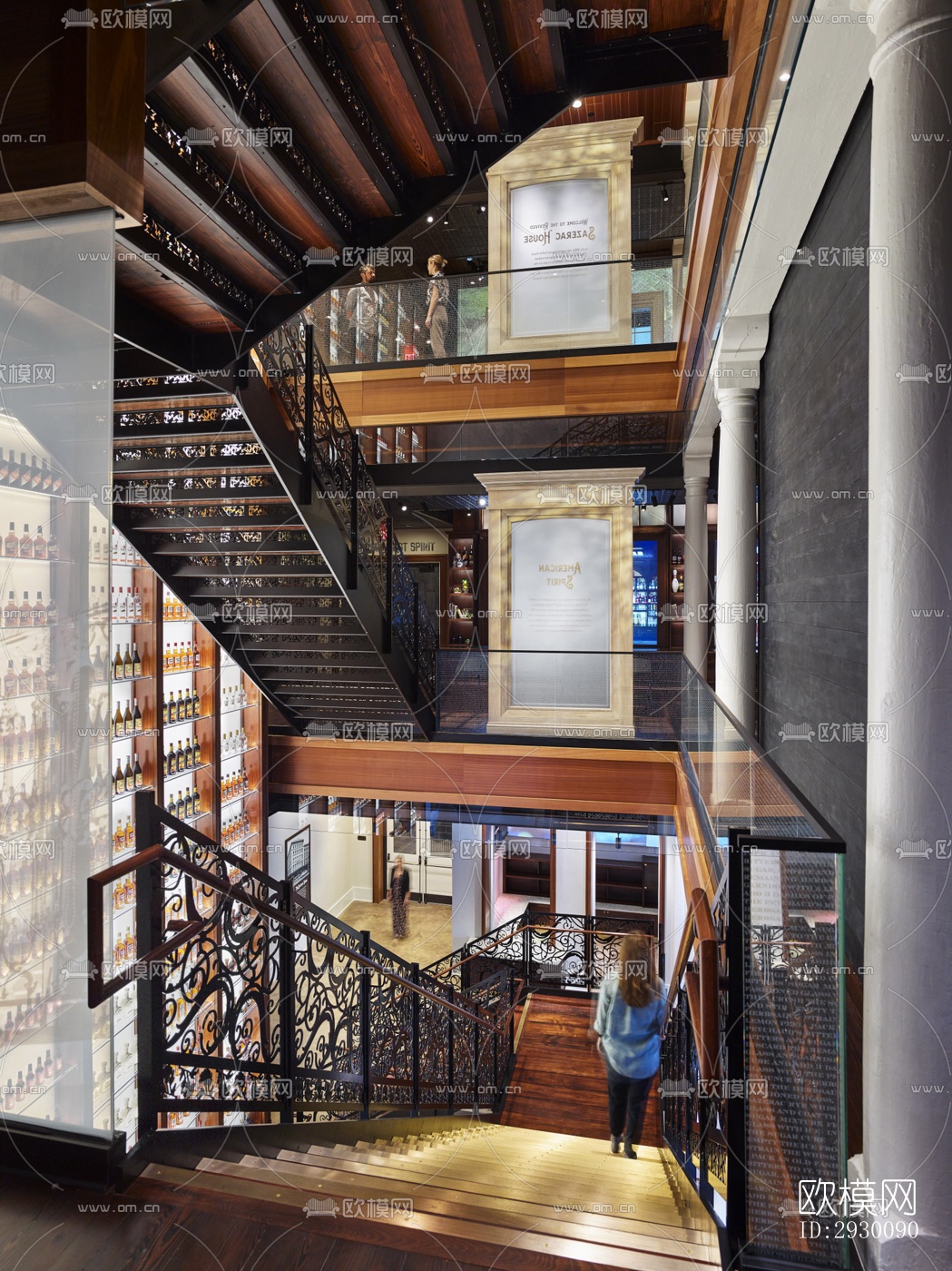 工业风展览展厅效果图下载（渲染图7）