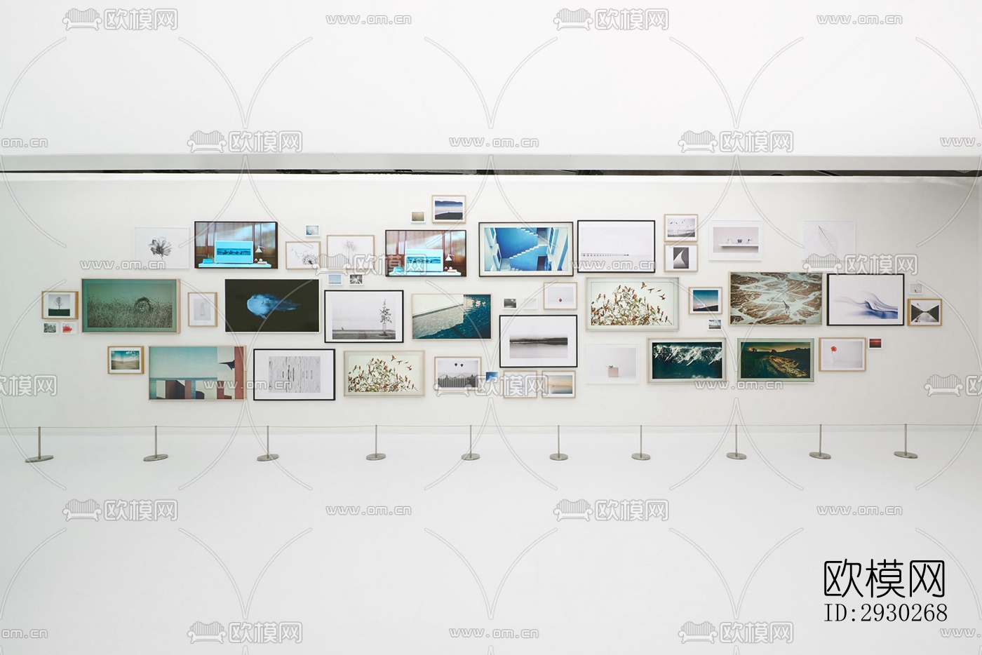 现代展览展厅效果图下载（渲染图4）