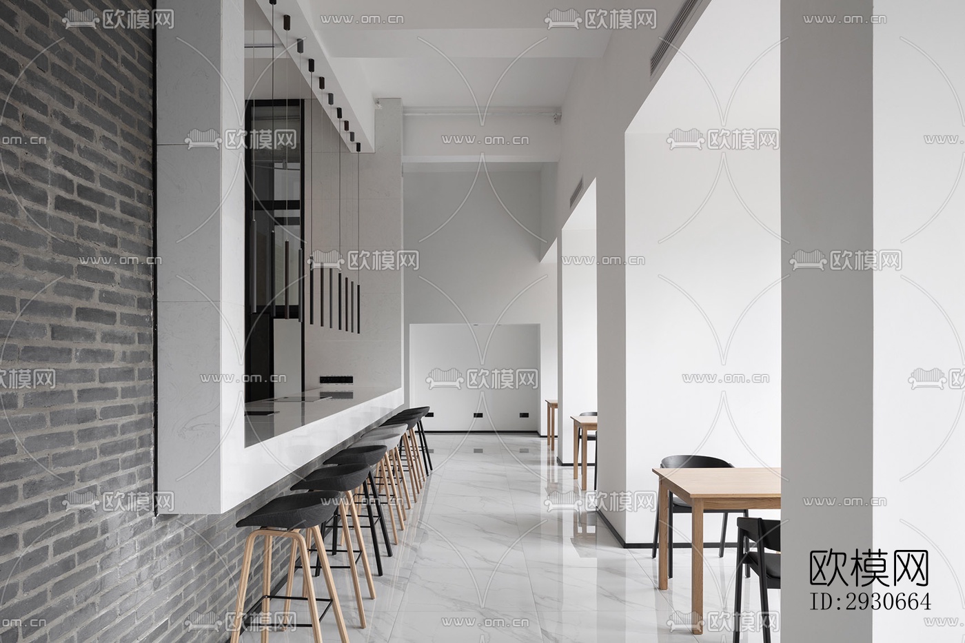 现代酒店民宿效果图下载（渲染图3）