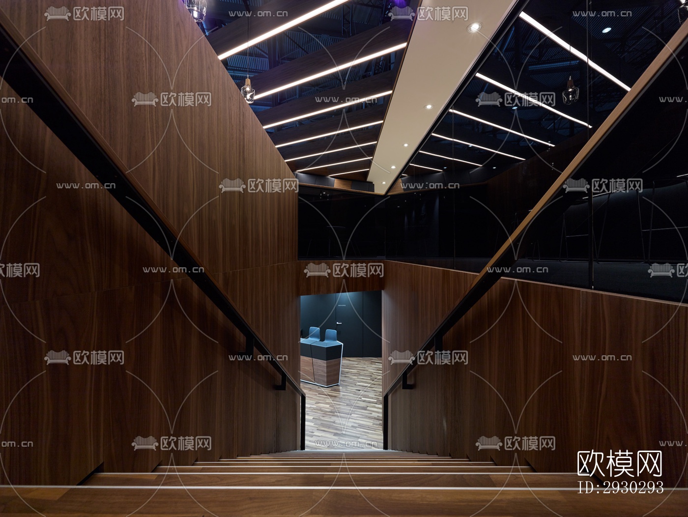 现代展览展厅效果图下载（渲染图11）