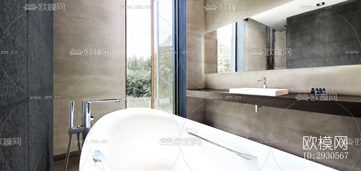 后现代酒店民宿效果图下载（渲染图20）