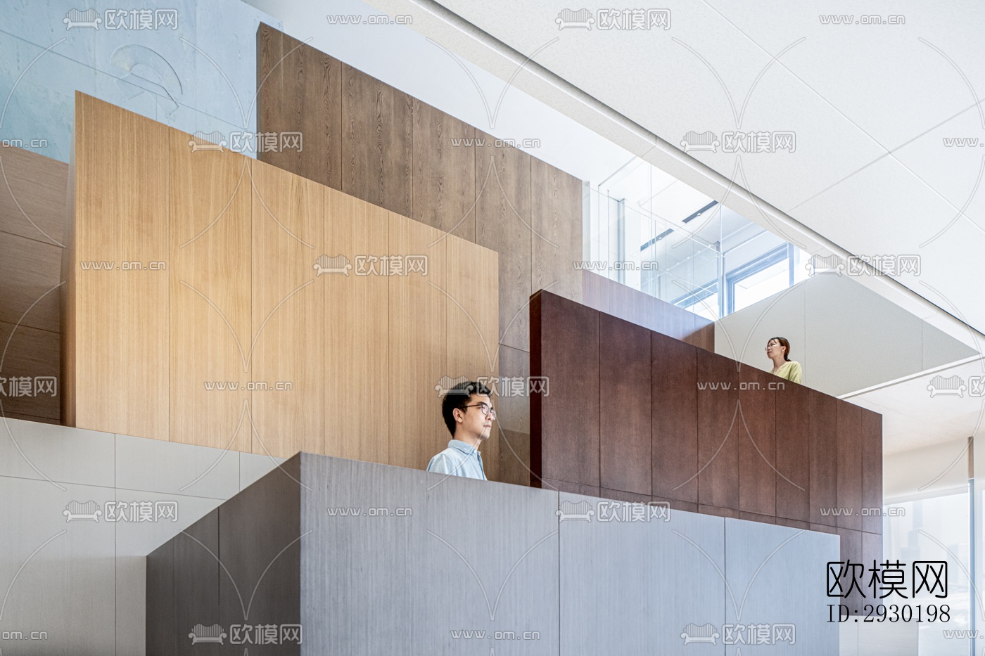 现代展览展厅效果图下载（渲染图9）