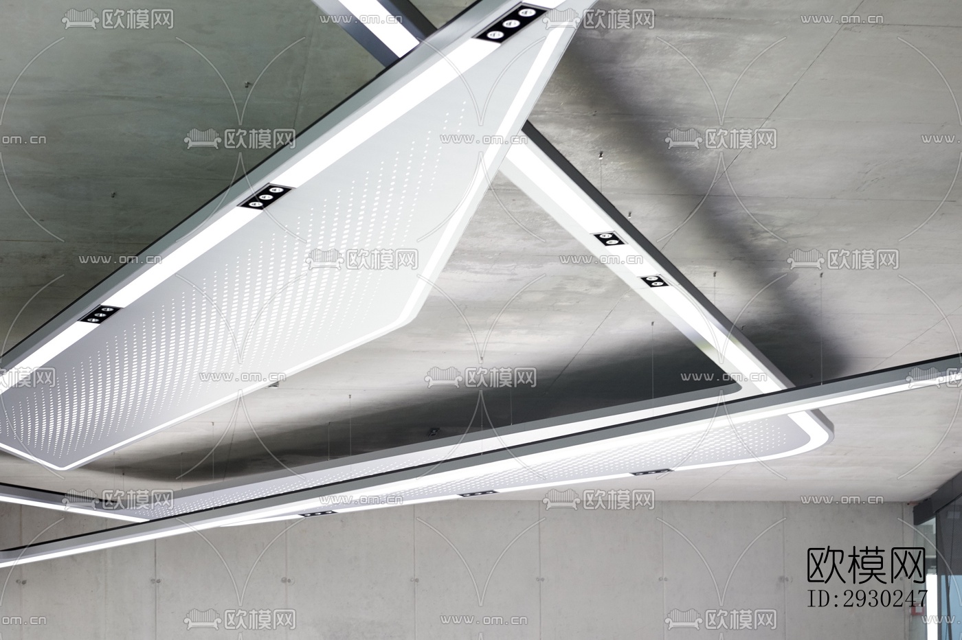 现代展览展厅效果图下载（渲染图5）