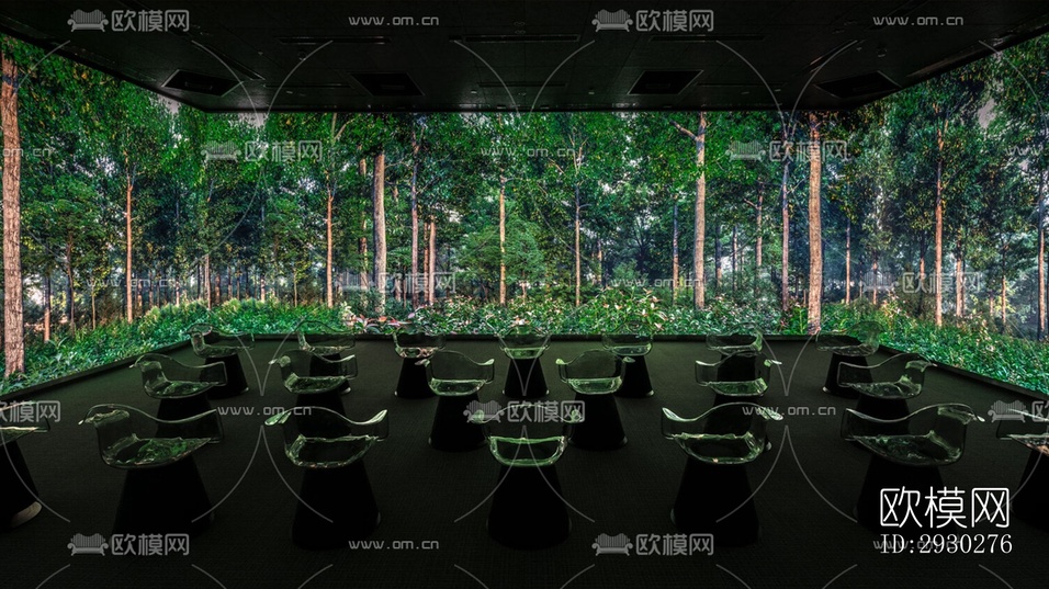 現(xiàn)代展覽展廳效果圖下載(渲染圖2)