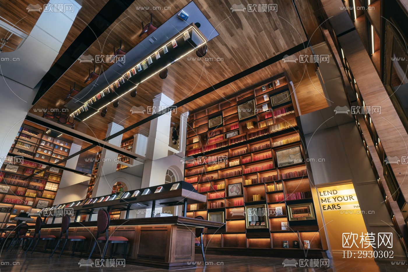 现代展览展厅效果图下载（渲染图13）