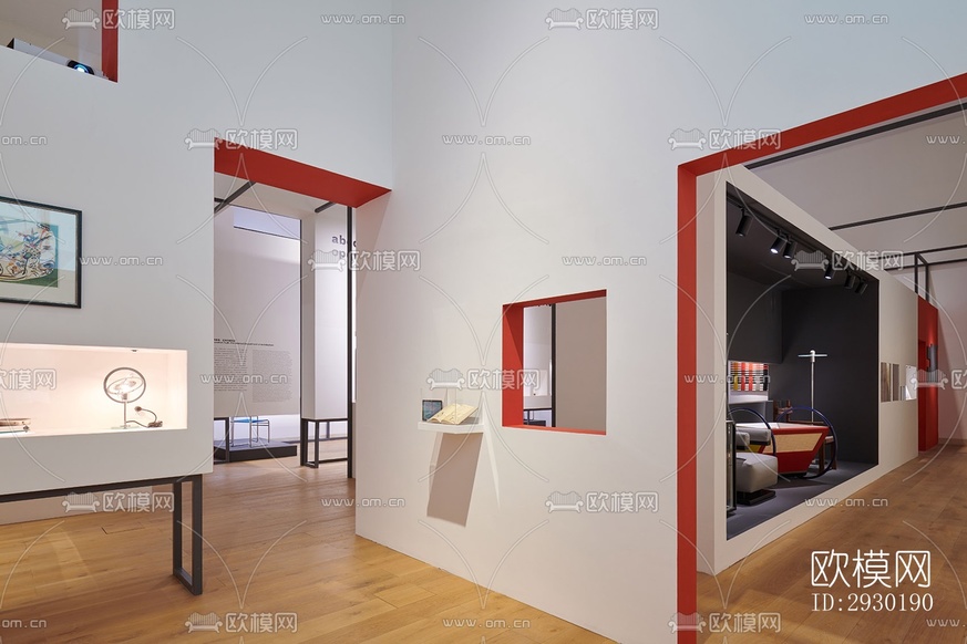 現(xiàn)代展覽展廳效果圖下載(渲染圖7)