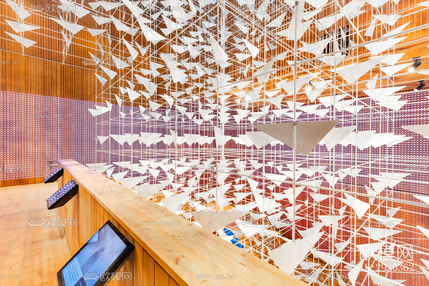 现代展览展厅效果图下载（渲染图5）