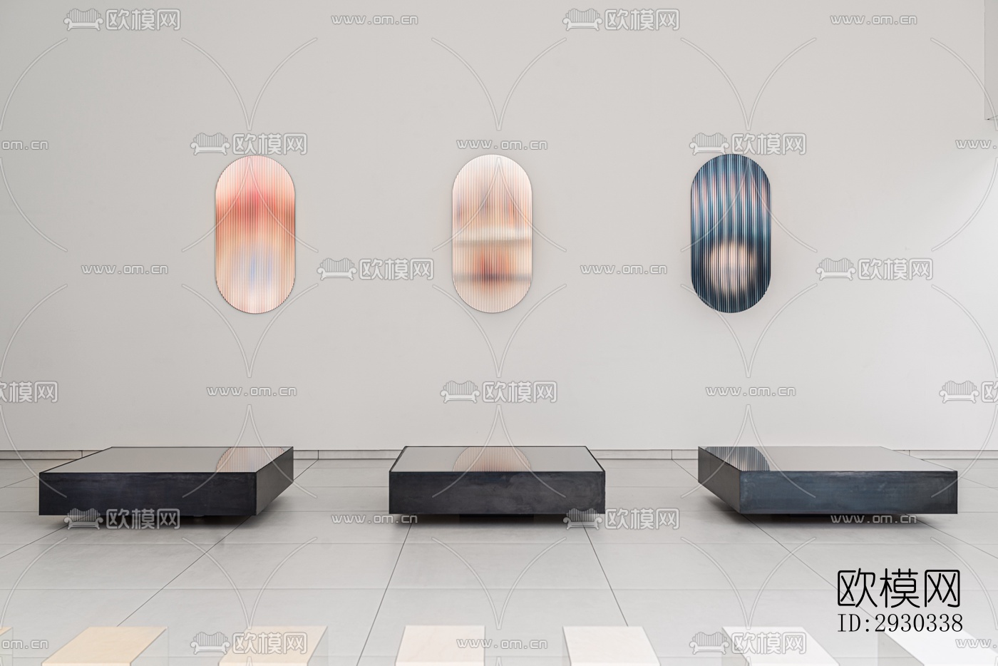 现代展览展厅效果图下载（渲染图10）