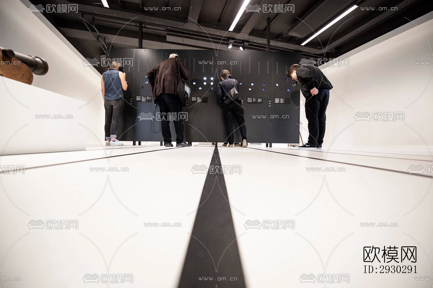 现代展览展厅效果图下载（渲染图14）