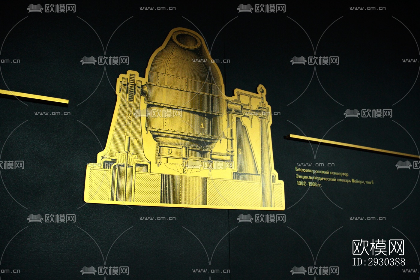 高级灰展览展厅效果图下载（渲染图8）