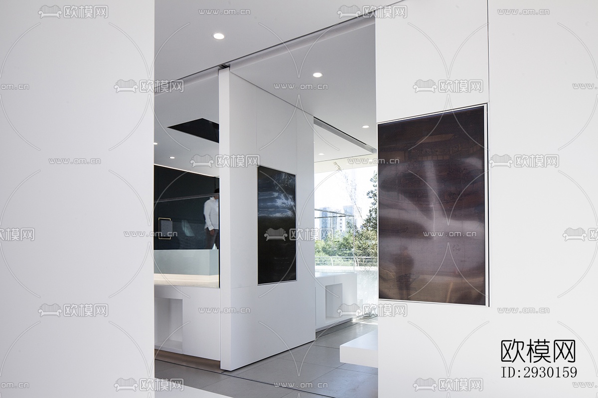 现代展览展厅效果图下载（渲染图12）