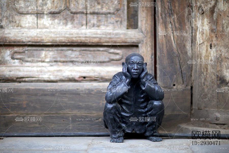 中式酒店民宿效果图下载（渲染图6）