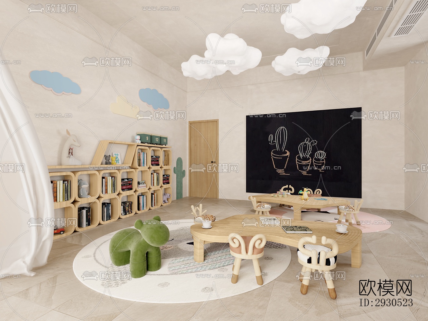 侘寂酒店民宿效果图下载（渲染图1）