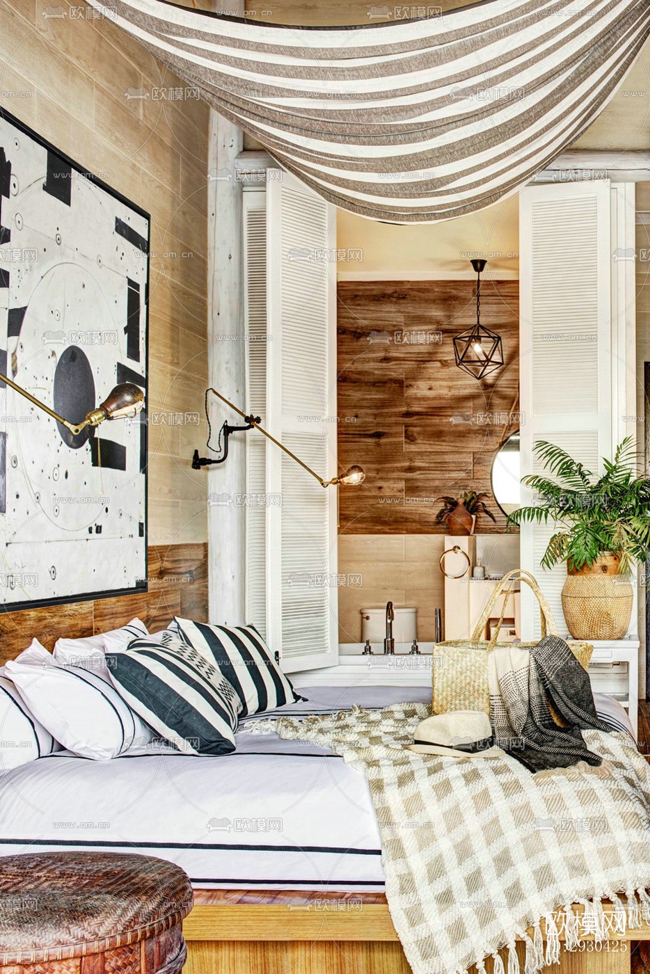 东南亚酒店民宿效果图下载（渲染图5）