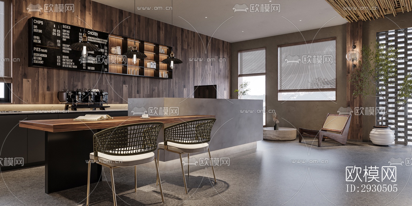 侘寂酒店民宿效果图下载（渲染图2）