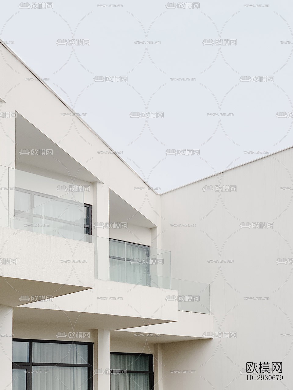 现代酒店民宿效果图下载（渲染图2）