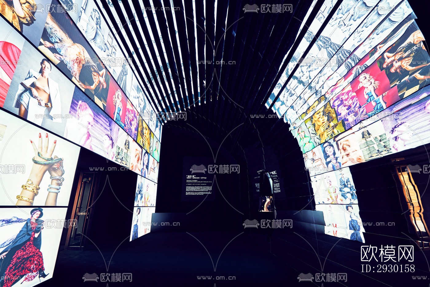 现代展览展厅效果图下载（渲染图3）