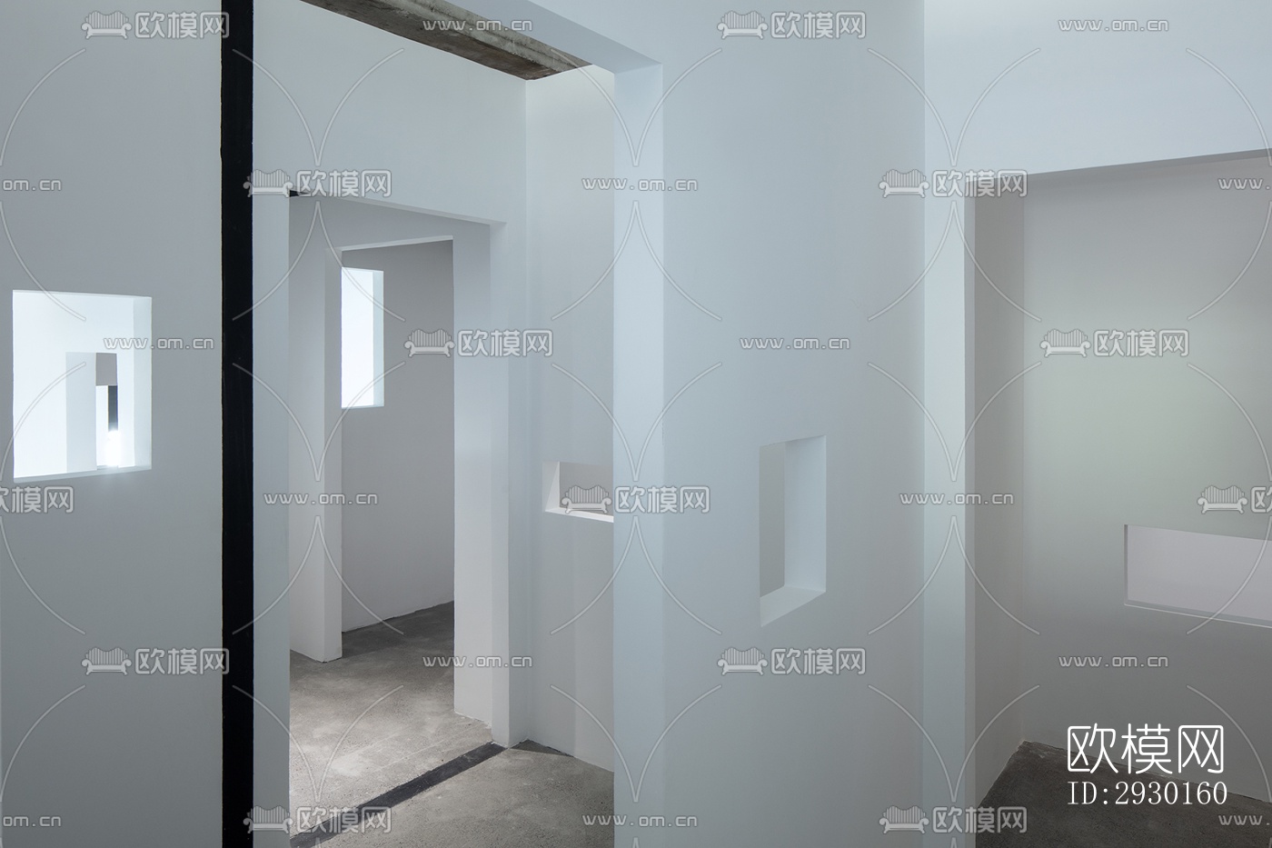 现代展览展厅效果图下载（渲染图10）