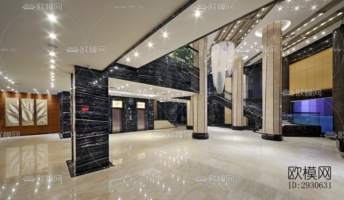 欧式酒店民宿效果图下载（渲染图11）