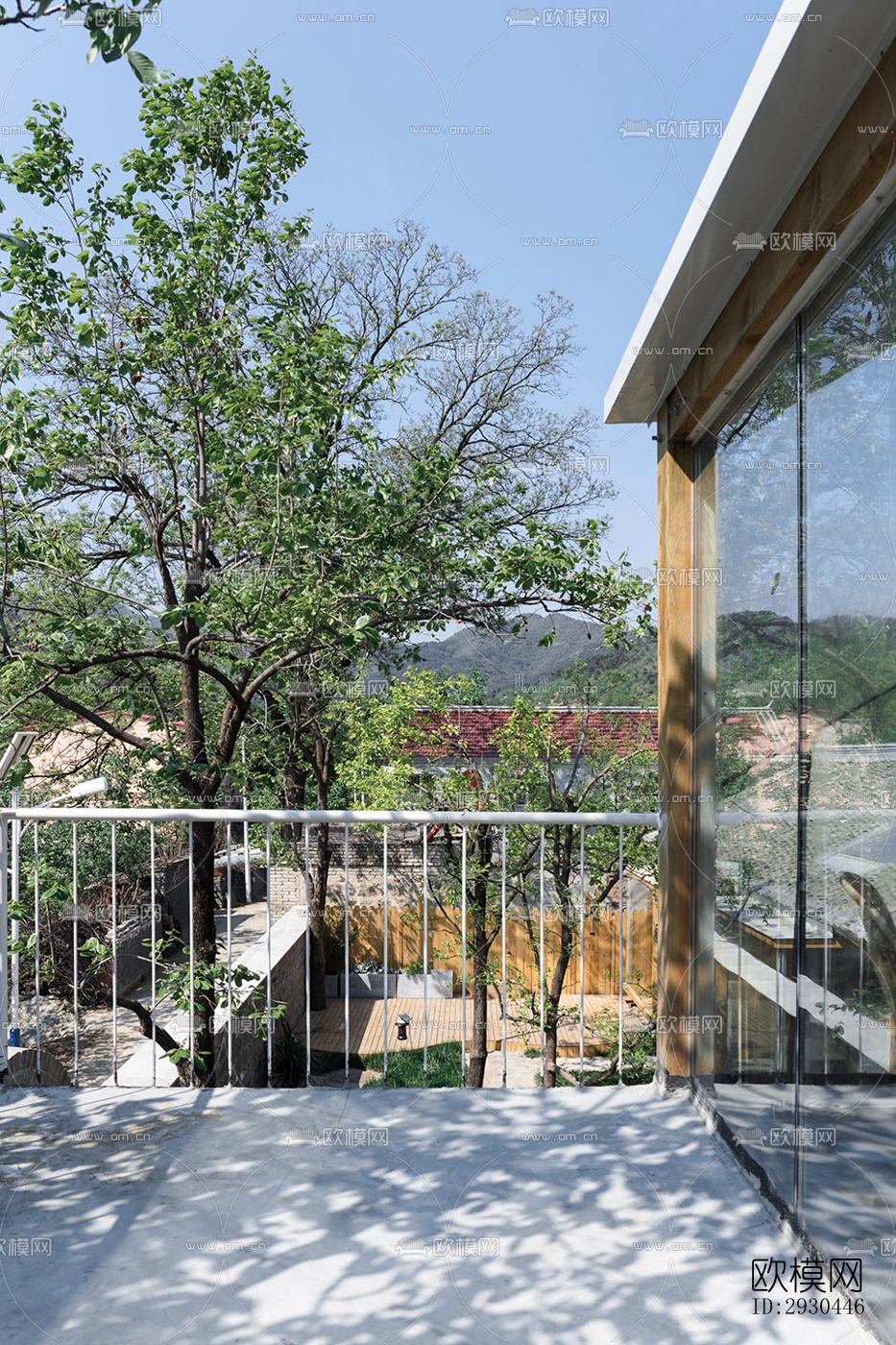 中式酒店民宿效果图下载（渲染图11）