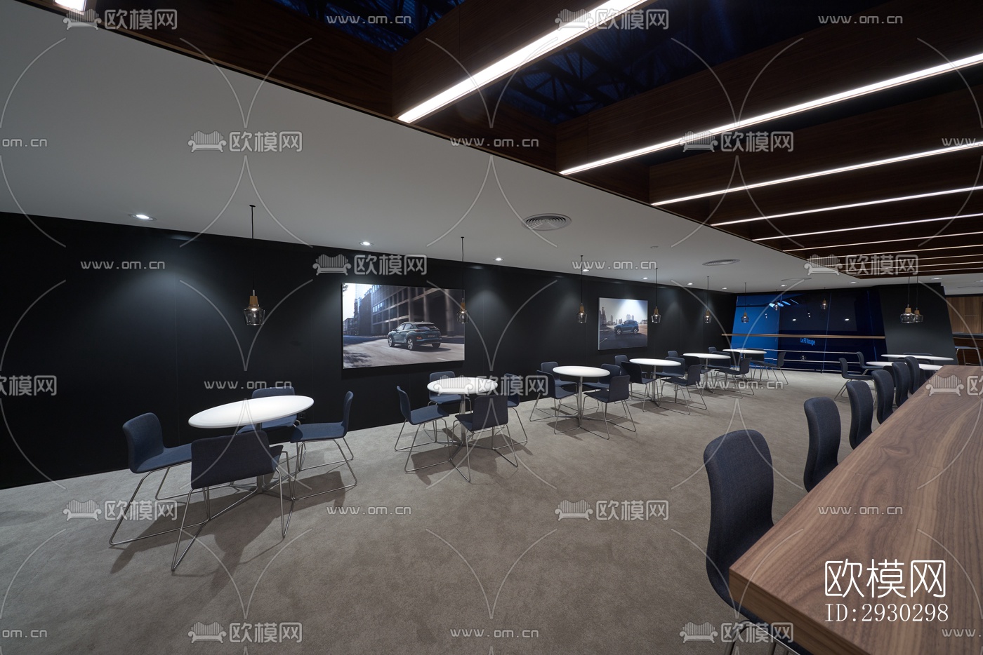 现代展览展厅效果图下载（渲染图13）