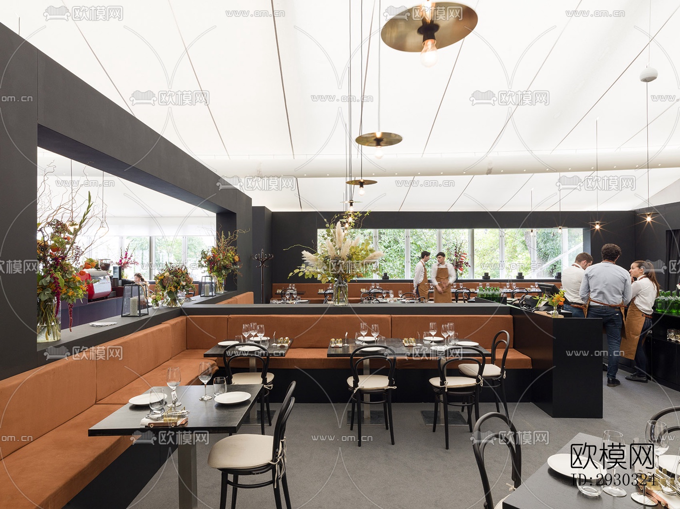 现代展览展厅效果图下载（渲染图10）