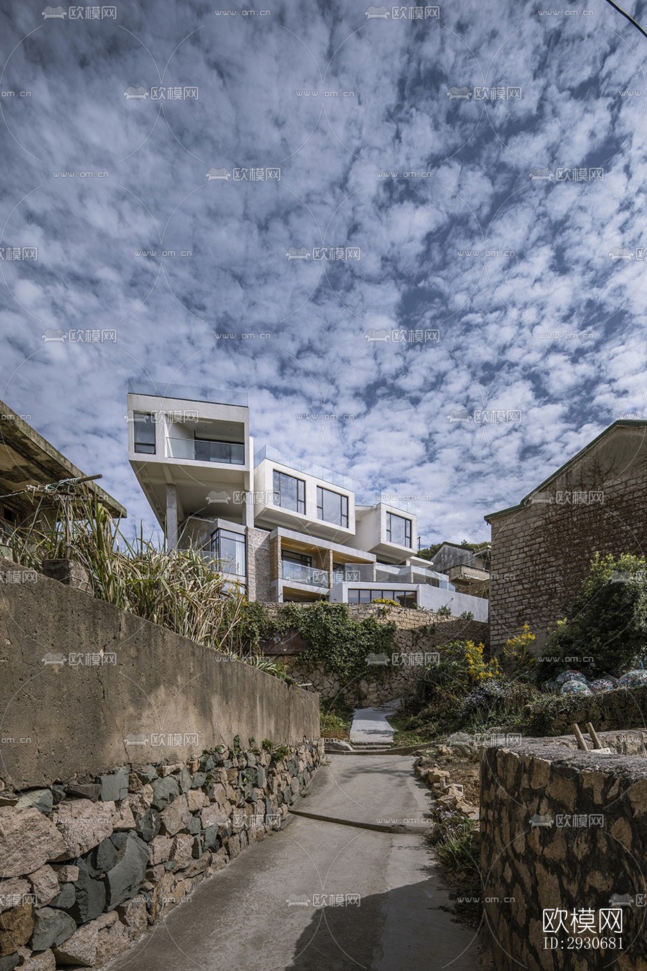 现代酒店民宿效果图下载（渲染图15）