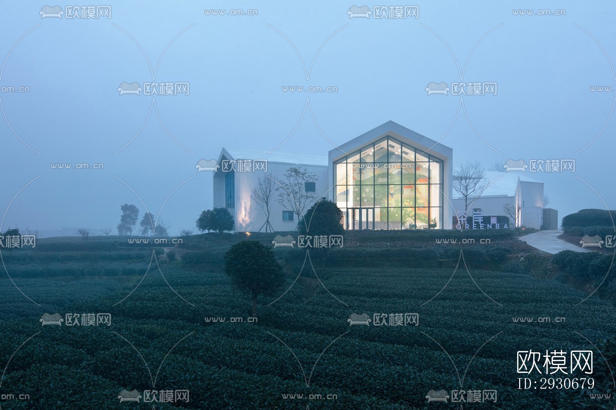 现代酒店民宿效果图下载（渲染图11）