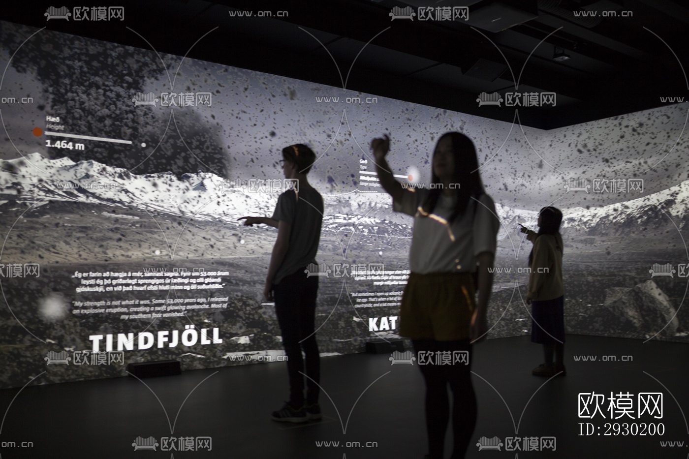 现代展览展厅效果图下载（渲染图8）