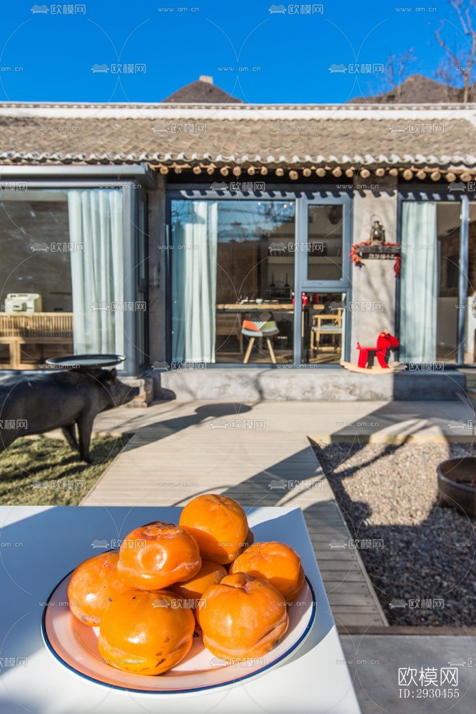 中式酒店民宿效果图下载（渲染图2）