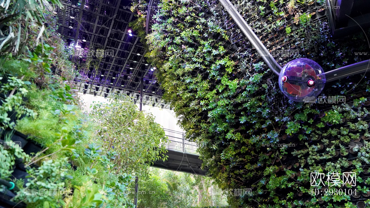 工业风展览展厅效果图下载（渲染图4）