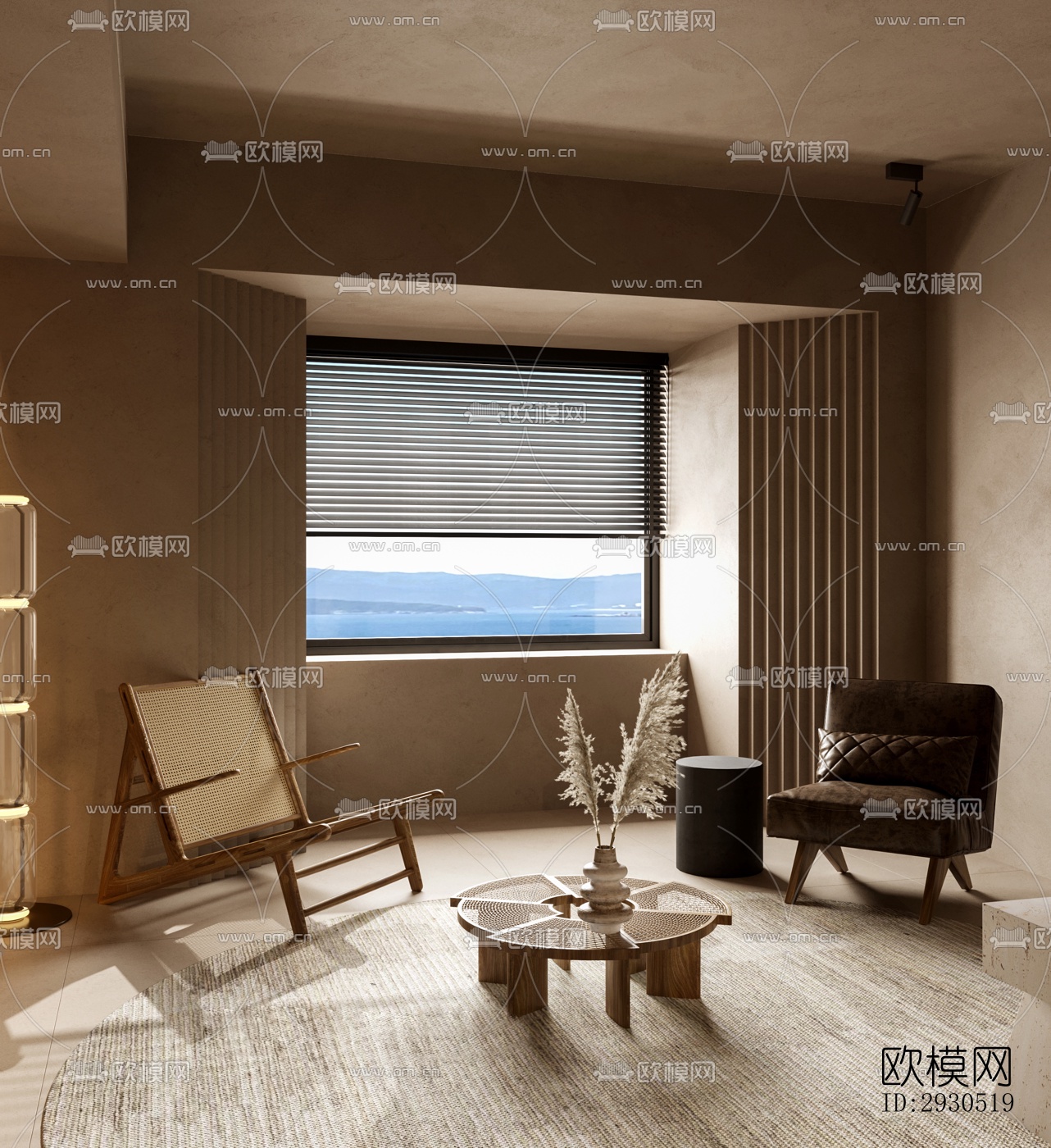 侘寂酒店民宿效果图下载（渲染图5）