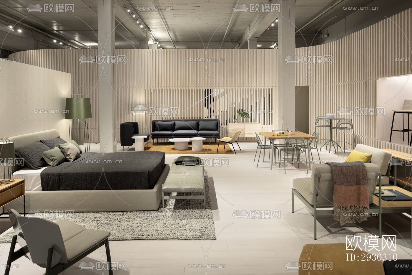 现代展览展厅效果图下载（渲染图18）