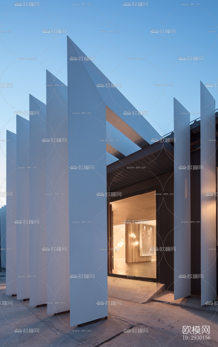 现代展览展厅效果图下载（渲染图16）