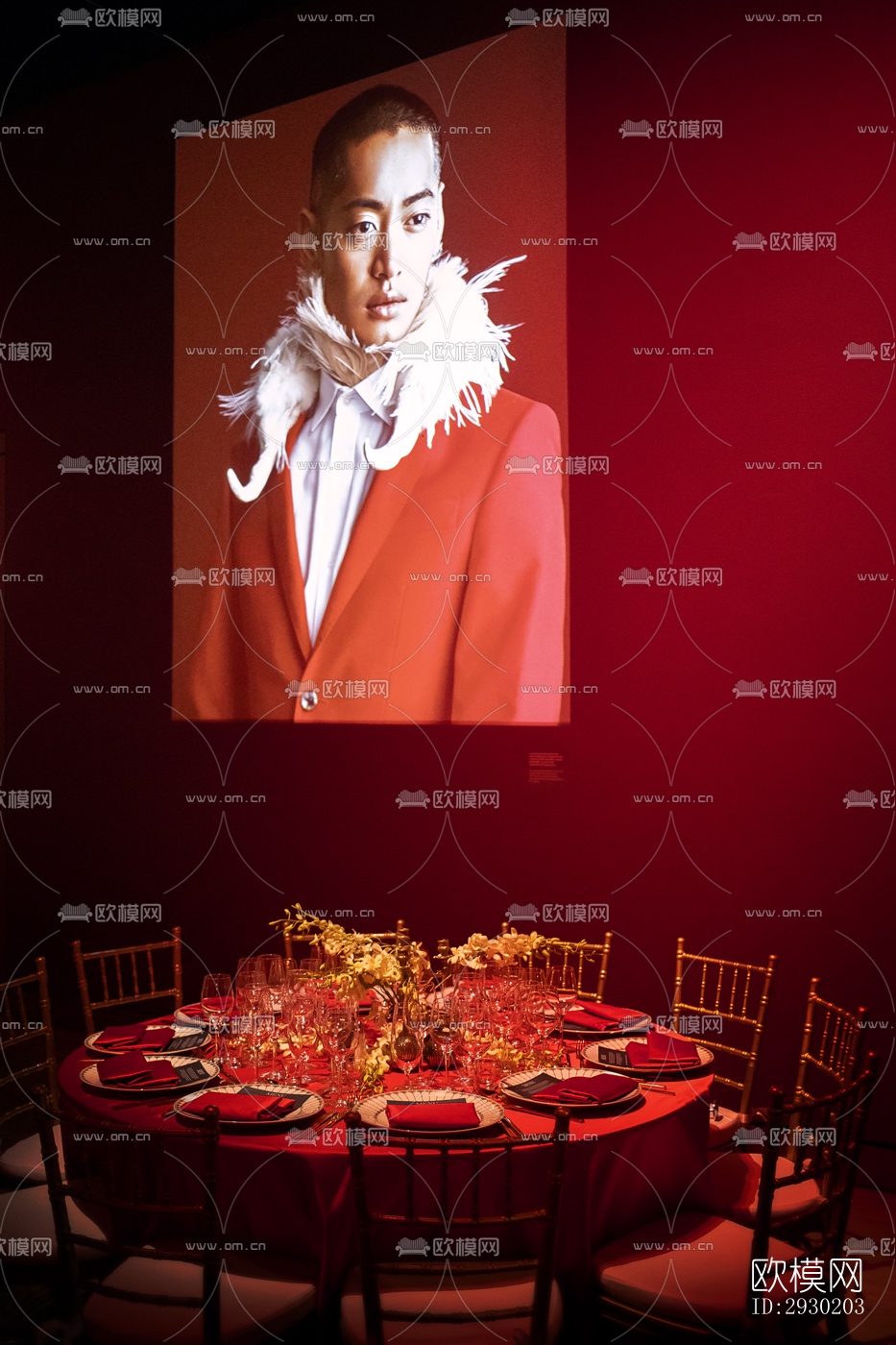 现代展览展厅效果图下载（渲染图3）