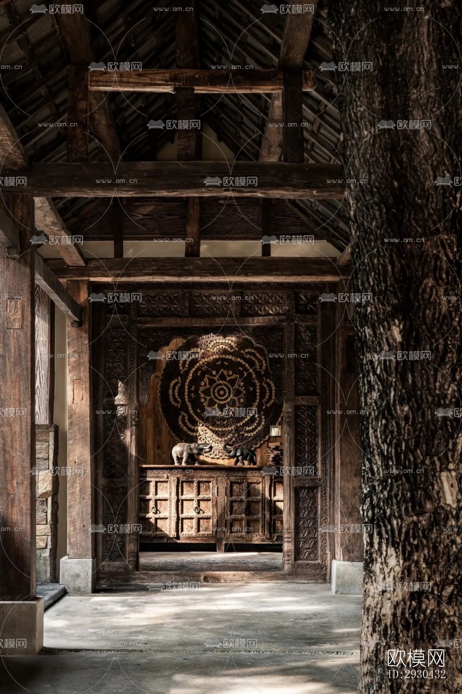 东南亚酒店民宿效果图下载（渲染图8）