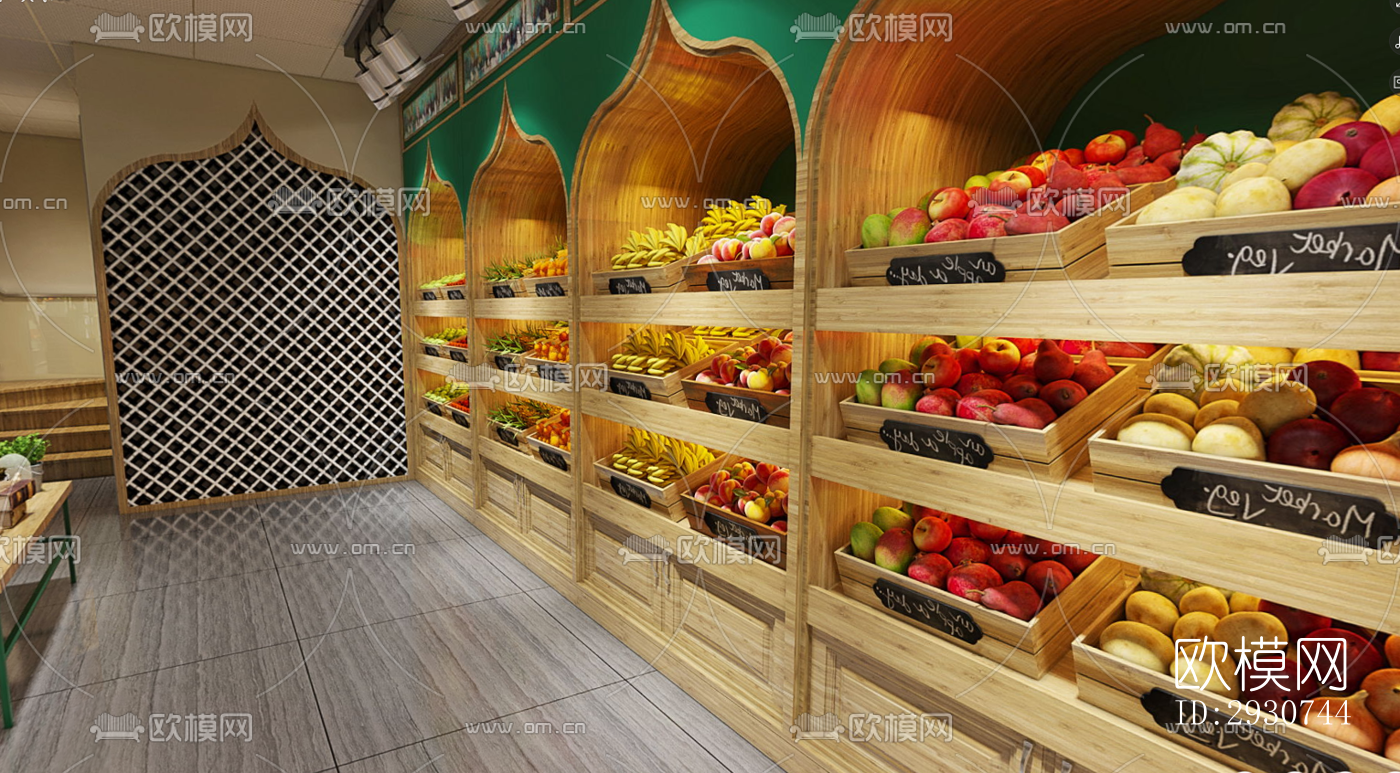 东南亚零售店铺效果图下载（渲染图2）