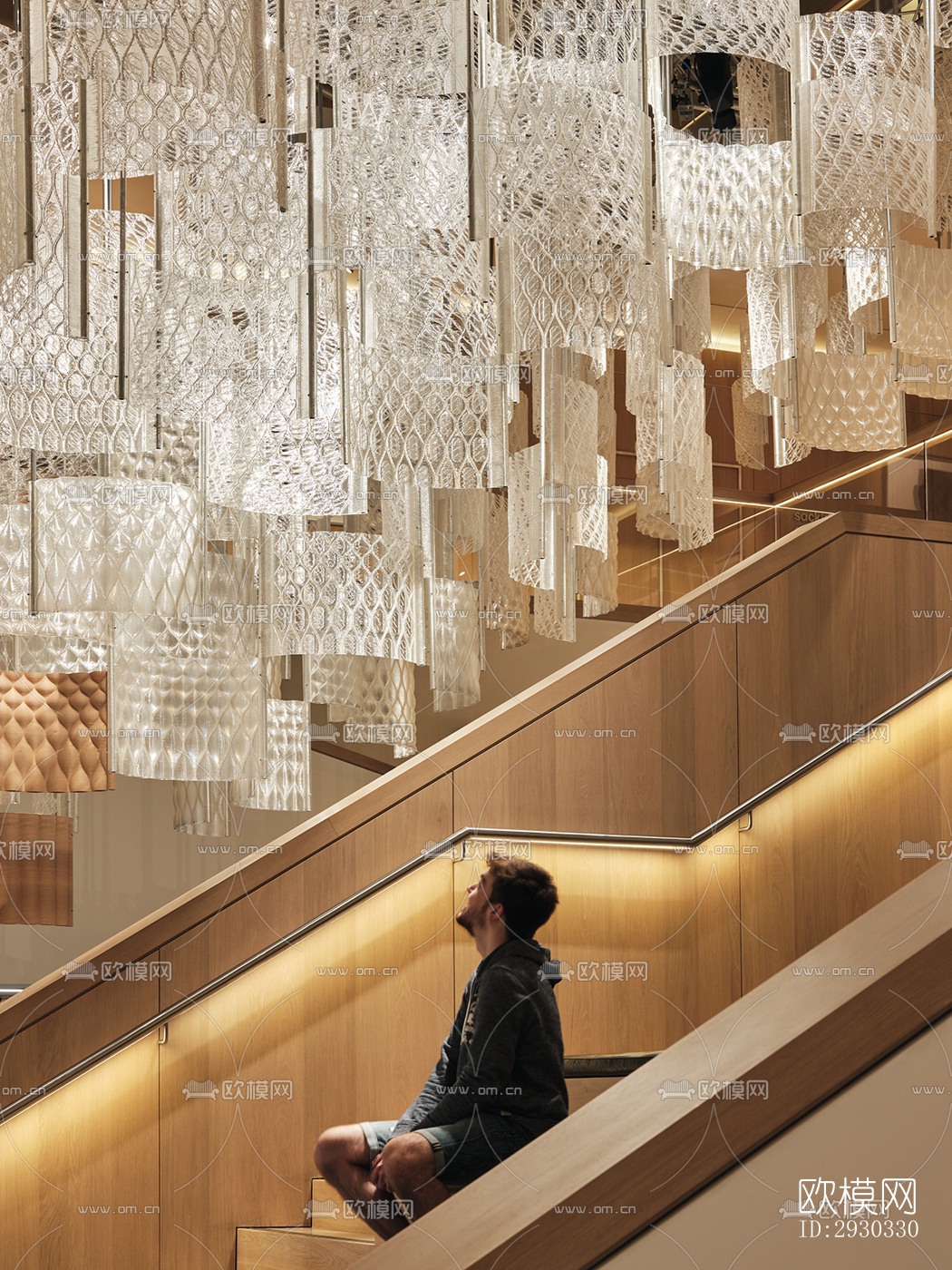 现代展览展厅效果图下载（渲染图7）