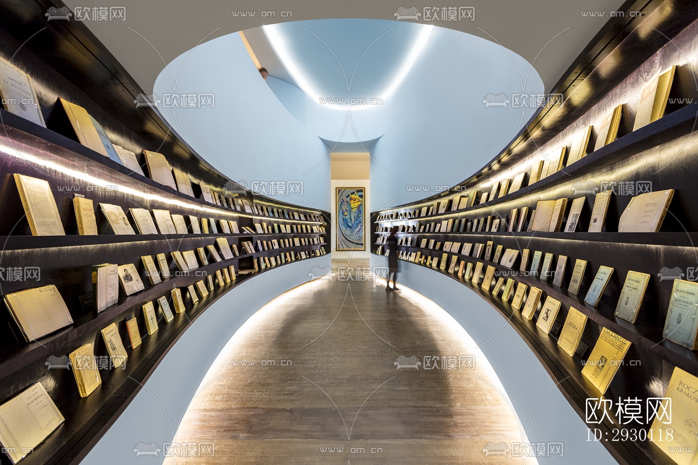 欧式展览展厅效果图下载（渲染图8）