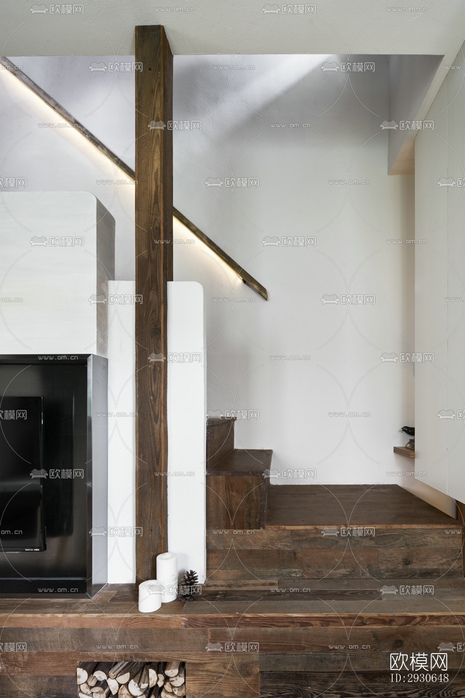 现代酒店民宿效果图下载（渲染图10）