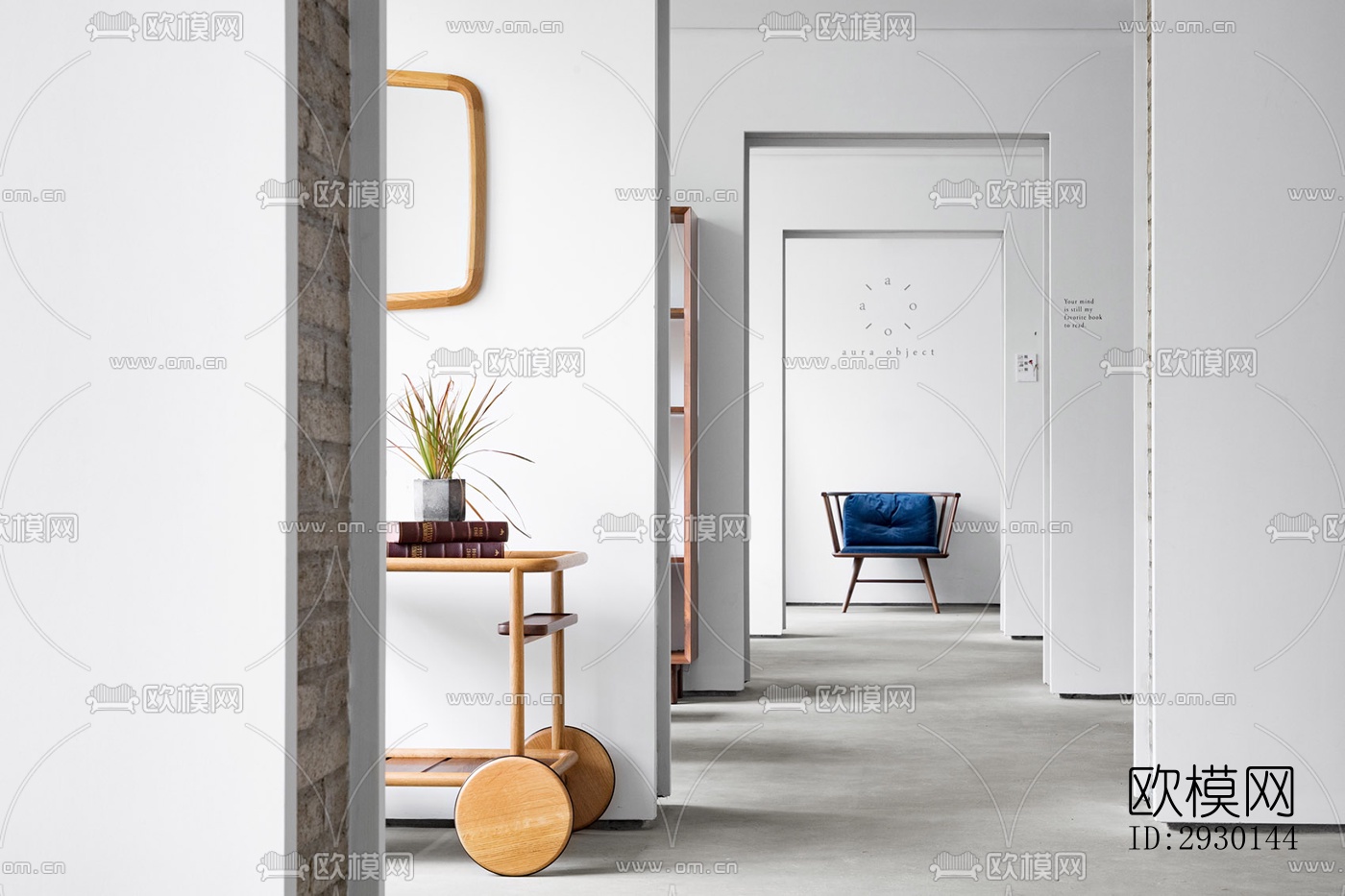 现代展览展厅效果图下载（渲染图13）