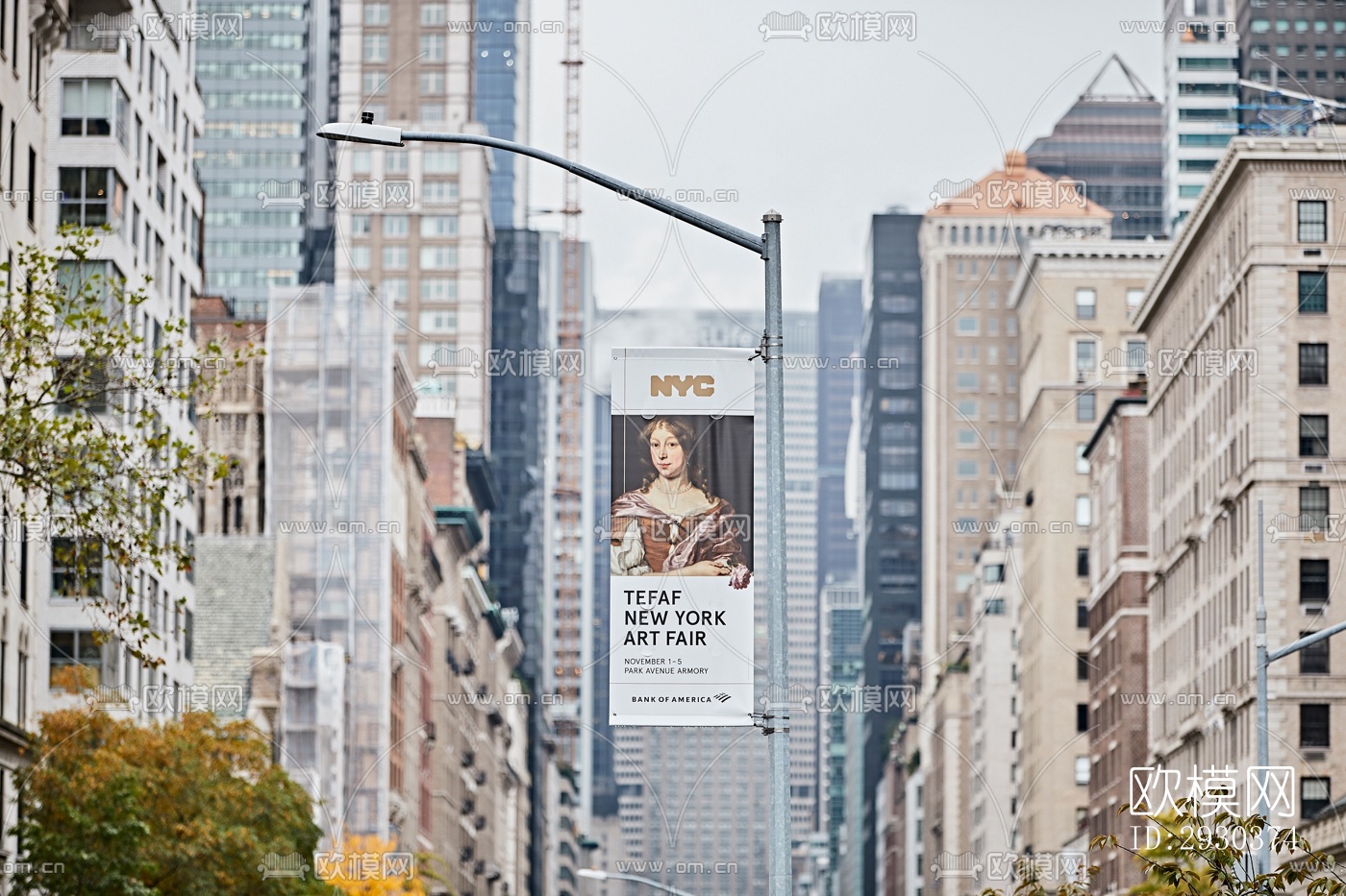 美式展览展厅效果图下载（渲染图6）