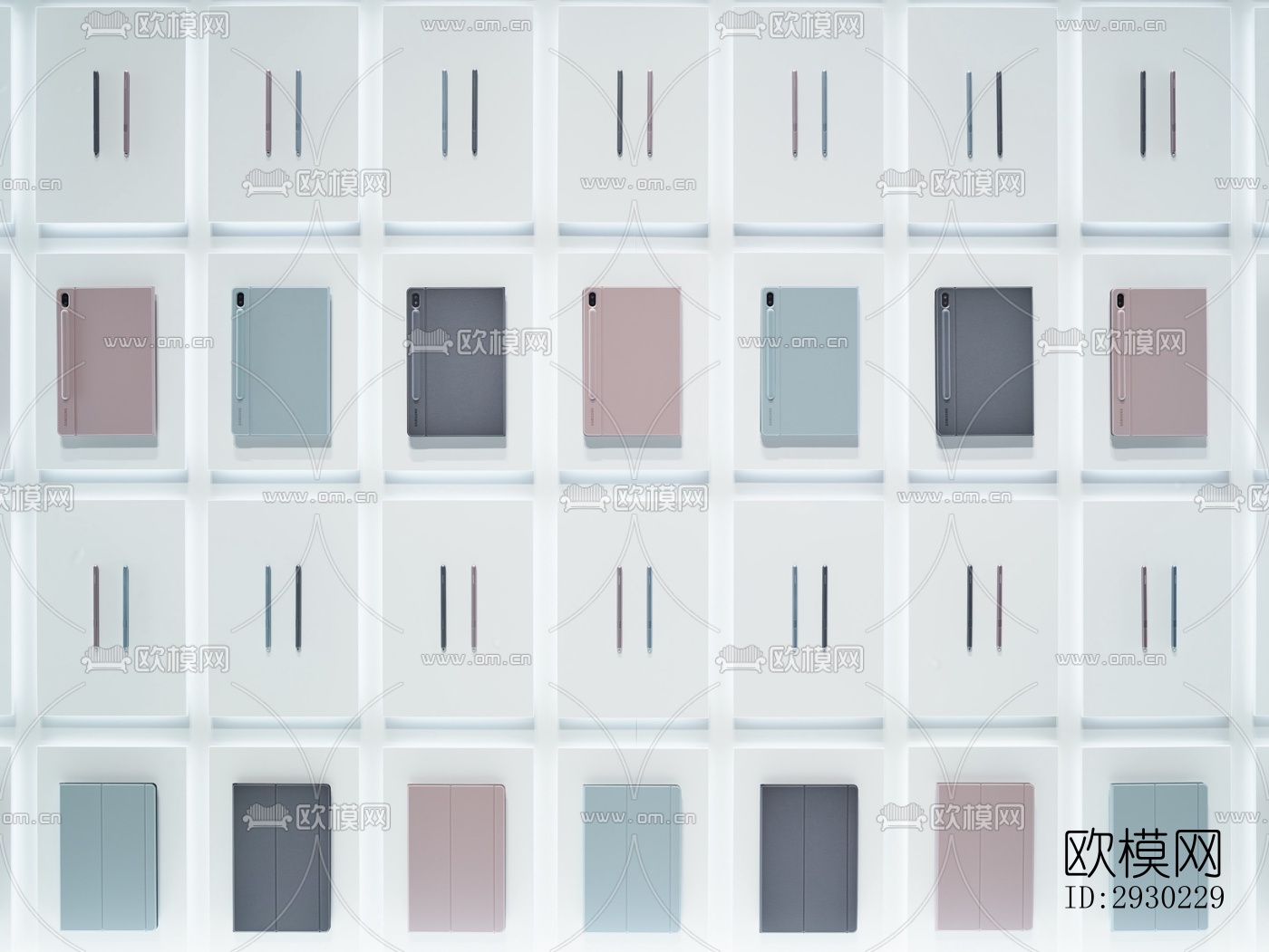 现代展览展厅效果图下载（渲染图6）