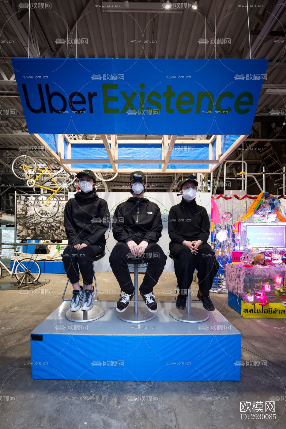 工业风展览展厅效果图下载（渲染图8）