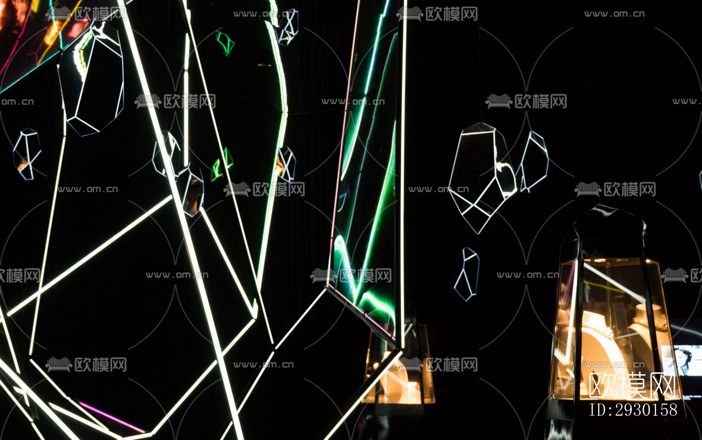 现代展览展厅效果图下载（渲染图6）