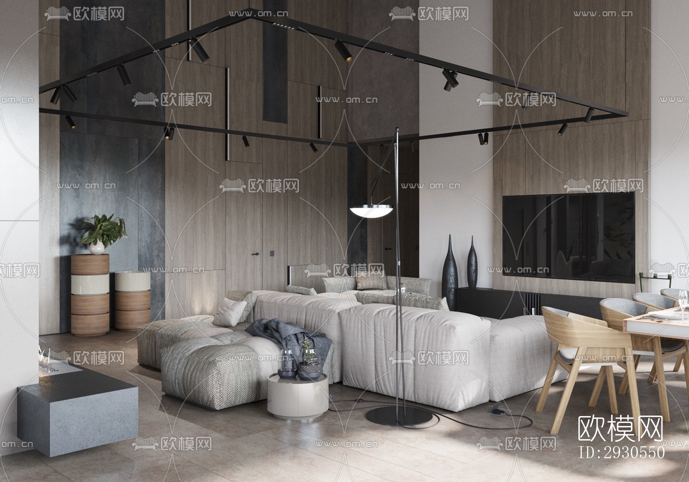 北欧酒店民宿效果图下载（渲染图14）